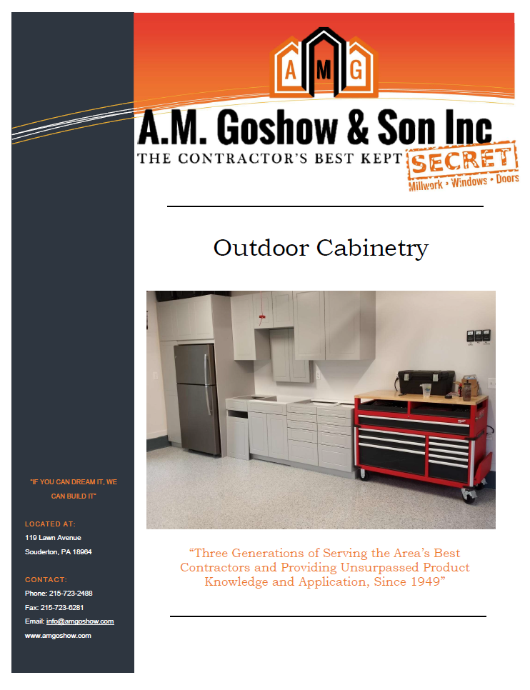 Outdoor Cabinetry